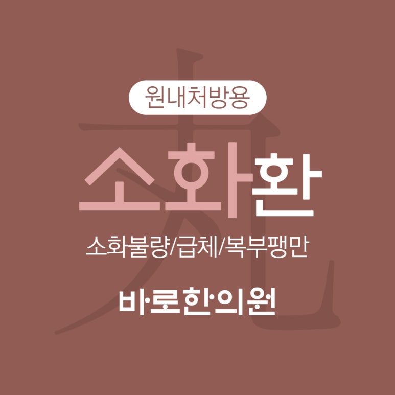 한방 소화제는 어디서 처방받을 수 있나요? [화곡역 담적병 한의원]