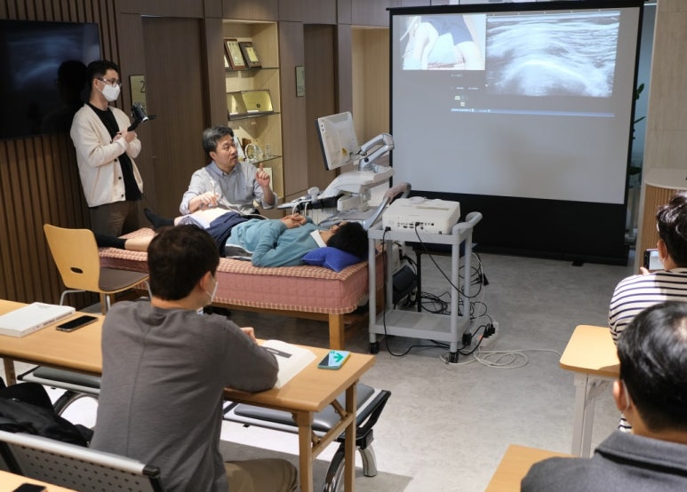 영상학회, 하지부위 경혈 초음파 실습교육 성료
