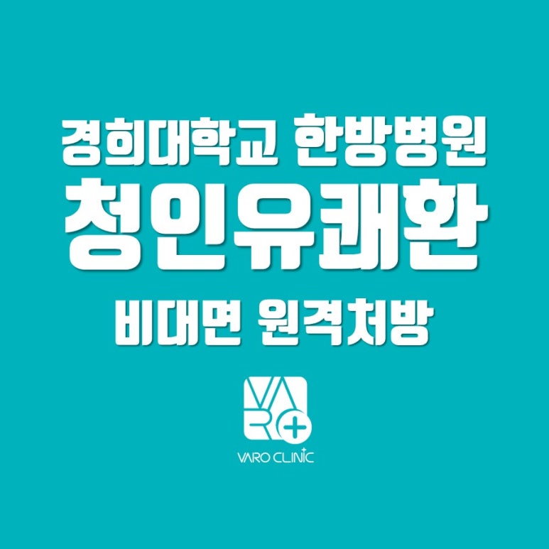 경희대 청인유쾌환, 통비단, 감비산 [비대면 처방 가능한 곳]