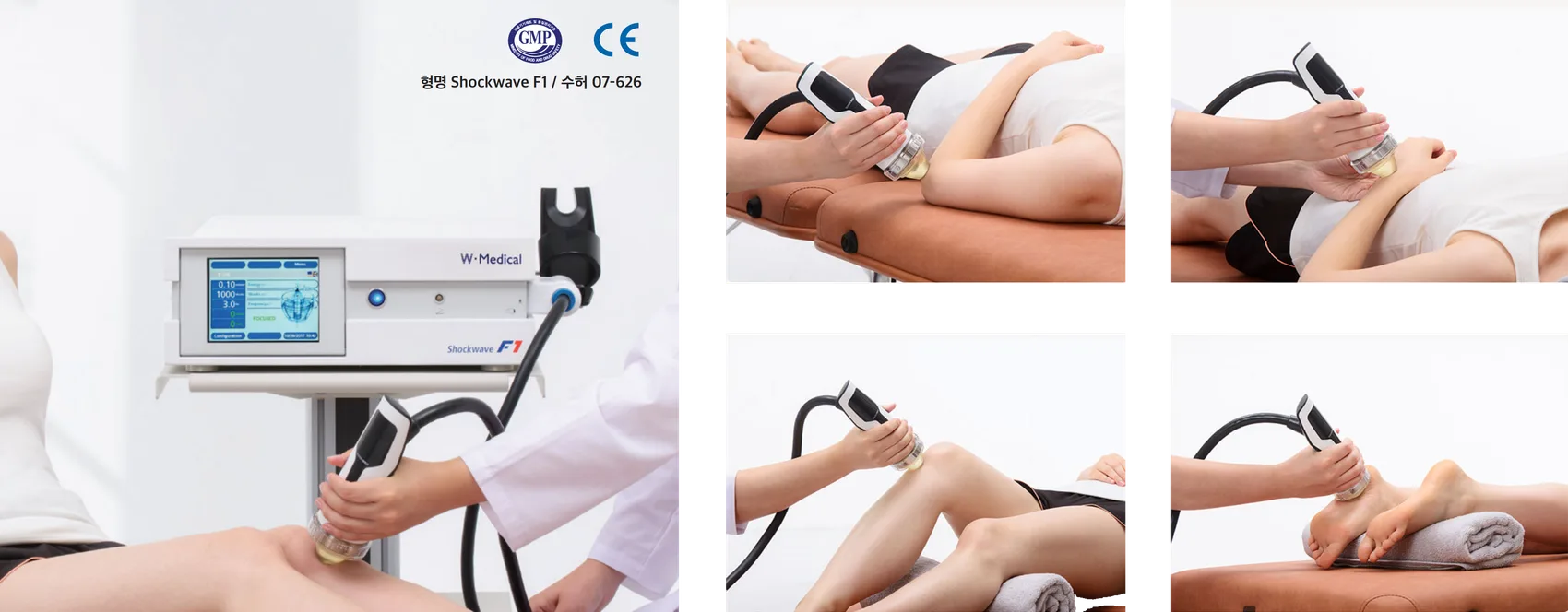 체외충격파 근건이완수기요법 적응증 — 힘줄·근막·인대·골절 치료